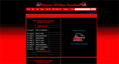 Desktop Screenshot of owblackhawkfootball.com
