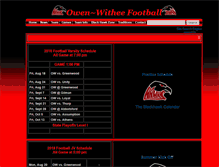 Tablet Screenshot of owblackhawkfootball.com
